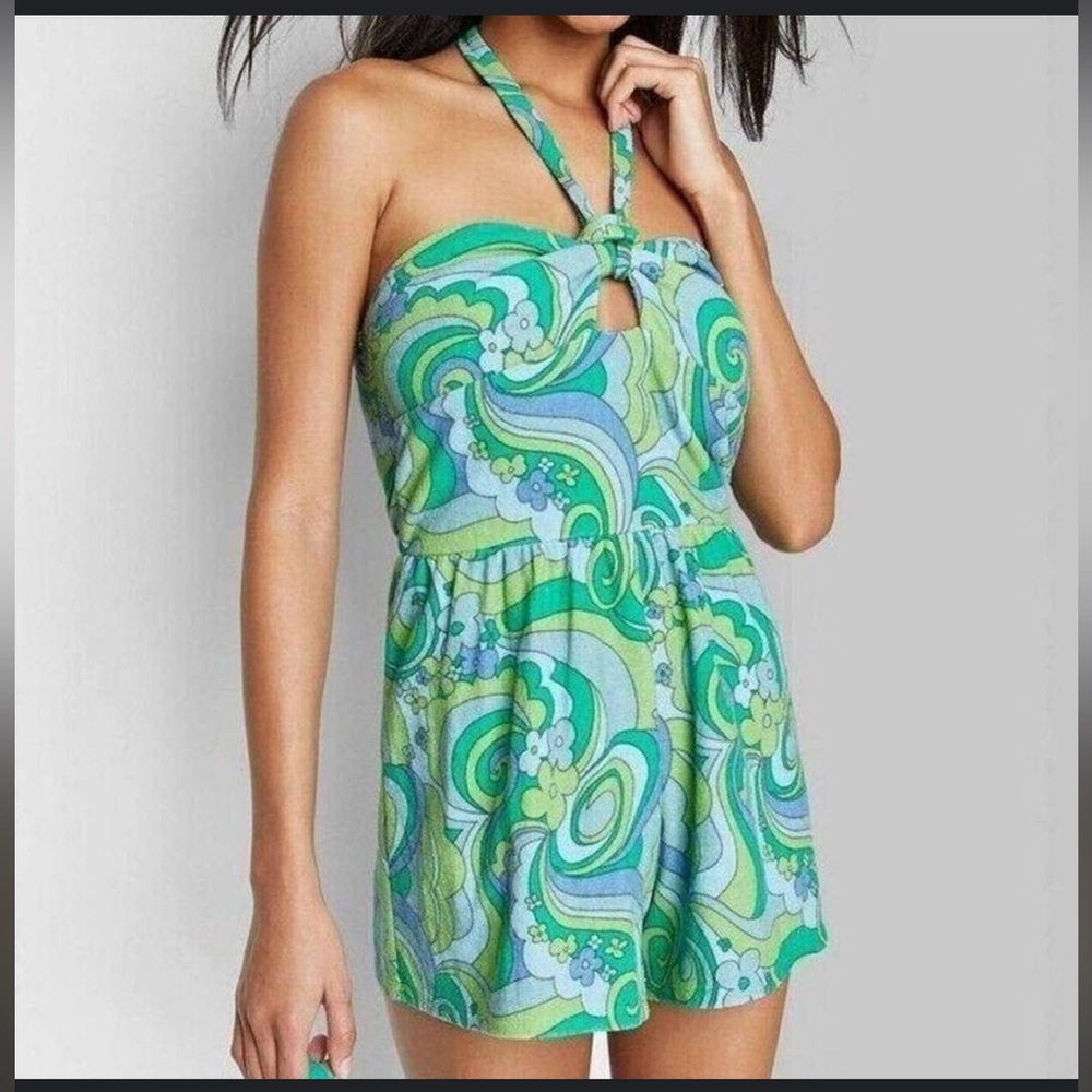 Wild Fable NWT Terry Halter Romper - size Small